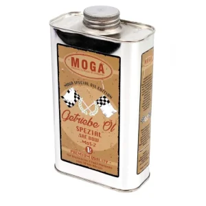 Köp nu Växellådsolja MOGA SAE 80 1 liter plåtdunk för Zündapp, Kreidler, Hercules, Puch, Simson, Miele, DKW, NSU, KTM moped moped mokick