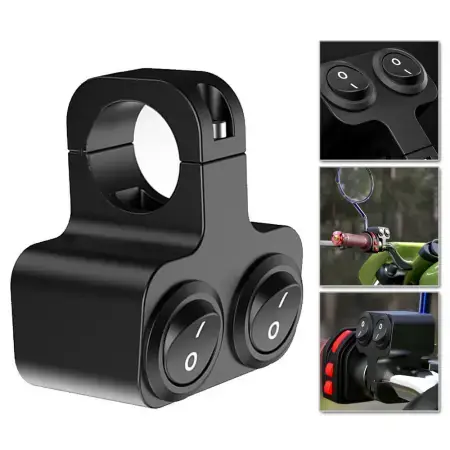 Säker betalning STRÅLJUSBRYTARE PÅ STÅNG PÅ/AV 2-OS