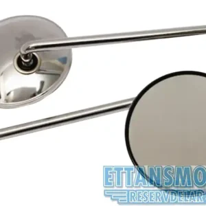 Populär Backspeglar krom M10 Universal 1 par