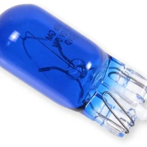 Autentisk Glödlampa glas Blå 12V5W