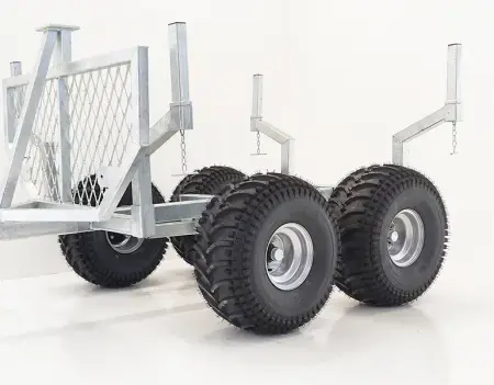 Logger däck med fälg 22x12.00-8 left Rabatt