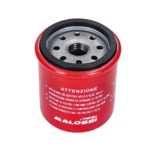 Oljefilter Malossi Red Chilli för Piaggio Leader, Quasar, Vespa ET4, LX, LXV, S, Primavera, Sprint, GTS 125-300cc 4T AC, LC Euro2, Euro3, Euro4 Hög kvalitet
