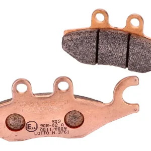 Pengarna tillbaka Bromsbelägg Malossi MHR Sinter för Aprilia, Derbi, Gilera, Piaggio, Vespa