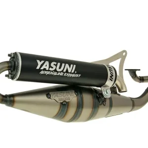 Avgassystem Yasuni Scooter Z svart- Minarelli liggande Expressleverans
