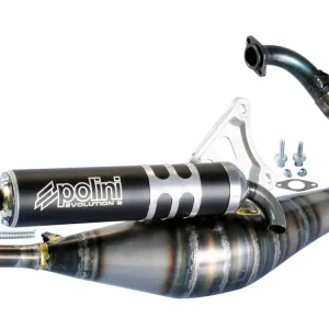 Avgassystem Polini Evolution 2 70cc Minarelli stående Rea