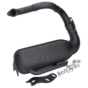 Avgasrör Polini Racing (vänster) för Vespa Primavera 125 ET3, 90, SS, R, 100, Sport Smallframe Endast idag