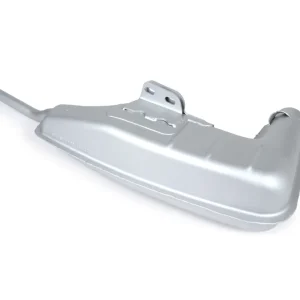 Avgaskropp BGM PRO Clubman V4.0 silver för Lambretta serie 1-3 Rea
