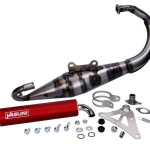 Avgasrör Yasuni R-PRO röd för Minarelli vertikal Rabatt