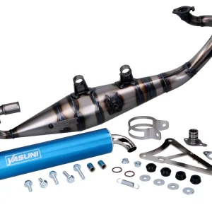 Erbjudande Avgasrör Yasuni R-PRO blå för Minarelli horisontell