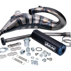 Köp nu Avgassystem Yasuni Cross HM MAX blå för Aprilia RX, SX, Derbi R, SM, Gilera RCR, SMT