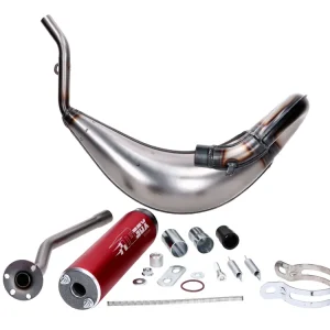 Avgas Tecnigas E-NOX EVO-2 Steel för Sherco 50 SM-R/SE-R CE Euro4 / Euro5 Nyhet