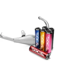 Avgasrör Voca Chrome 50/70cc för Derbi Senda, DRD, Aprilia RX, SX Bästa pris