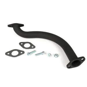 Autentisk Avgasgrenrör -BGM PRO Ø30mm- Vespa Banana PV125, ET3 - Big Bore grenrör som passar till Piaggio, Faco och Sito Banana-avgassystem - Stål, Svart